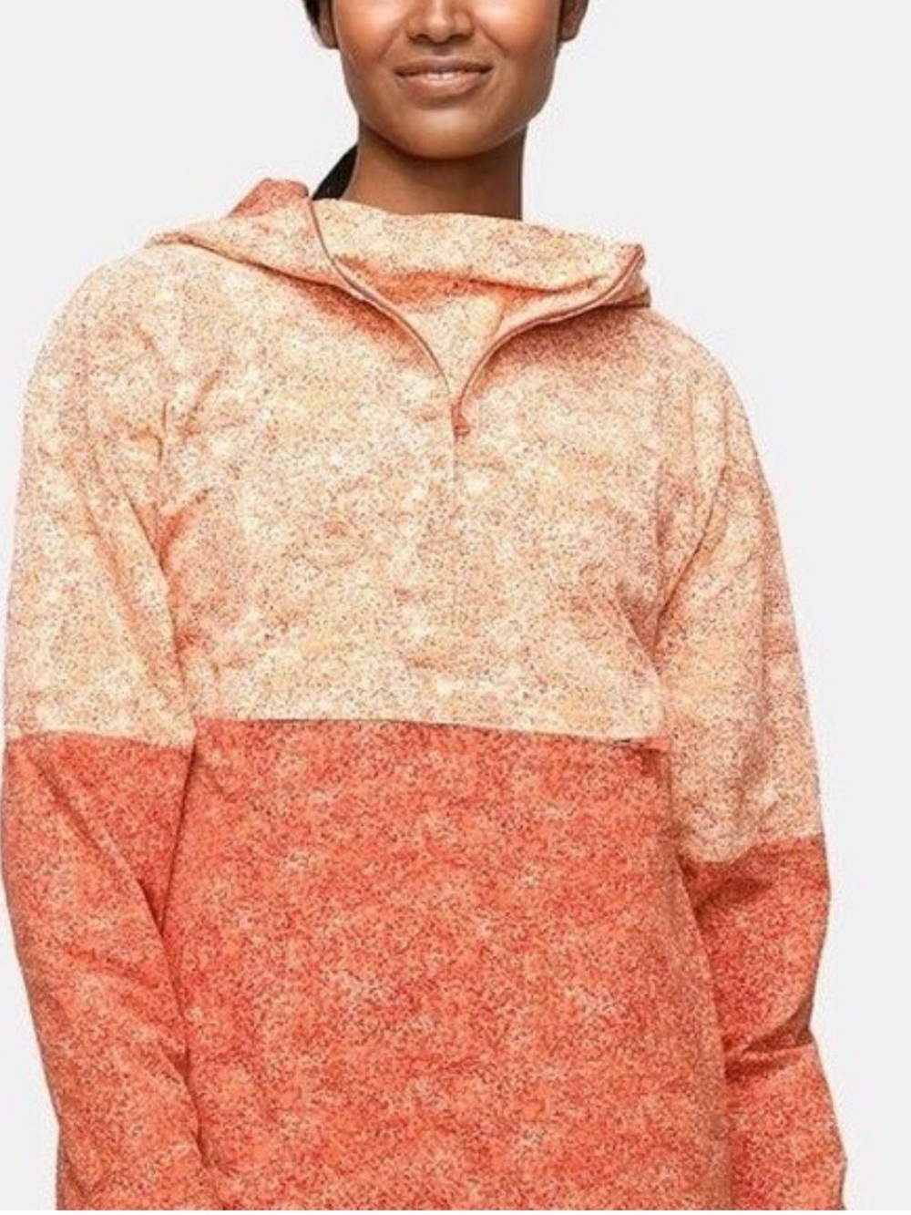Outdoor Voices Peach Speckled Utility Jacket